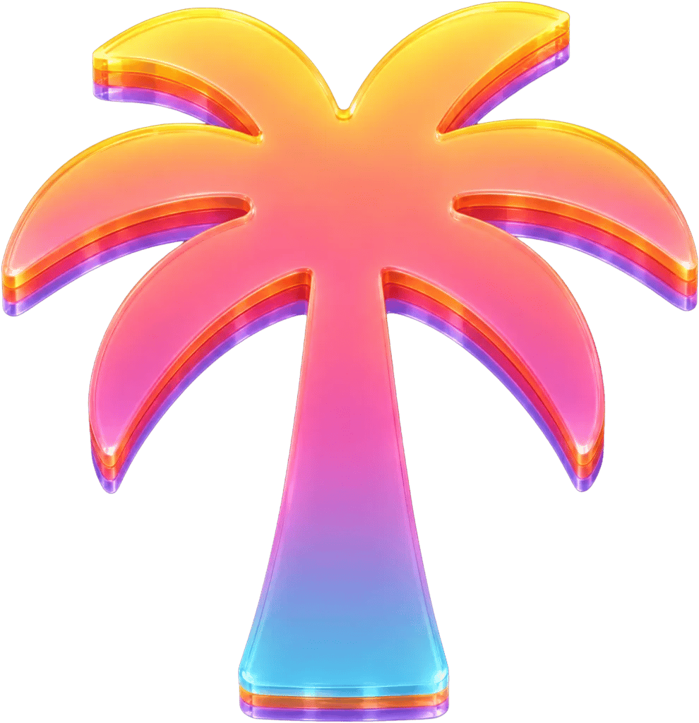 CaliMenu palm emblem