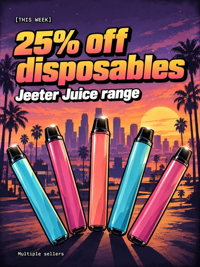 25% off disposables
